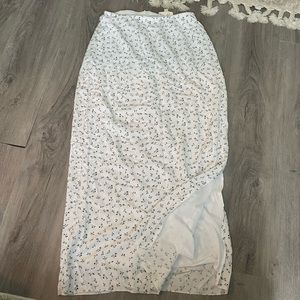 Pacsun floral midi skirt